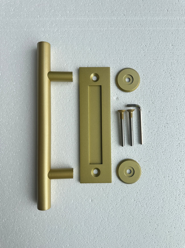 Gold/Brass Sliding Barn Door Handle GH11