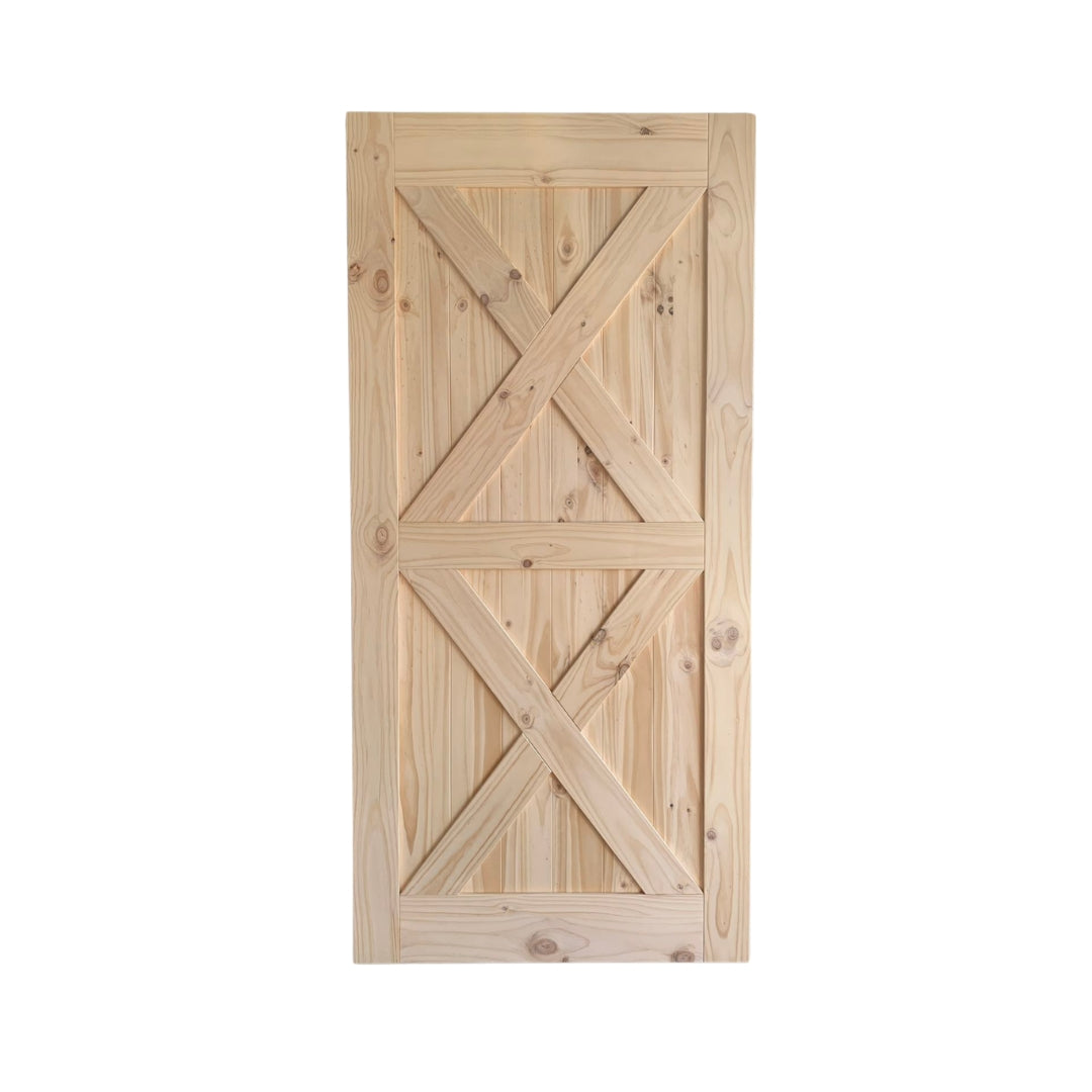 Double X-Brace Barn Door D08 I Melbourne Barn Door Expert